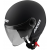 КАСКА ЗА СКУТЕР AXXIS SQUARE S SOLID BLACK МАТТ