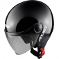 КАСКА ЗА СКУТЕР AXXIS SQUARE S SOLID BLACK GLOSS thumb