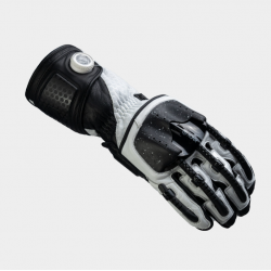 Кожени ръкавици KNOX Handroid Mk5 BLACK/WHITE LIMITED