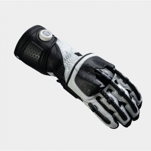 Кожени ръкавици KNOX Handroid Mk5 BLACK/WHITE LIMITED Кожени ръкавици KNOX Handroid Mk5 BLACK/WHITE LIMITED