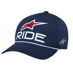 Шапка ALPINESTARS CRV BILL SNP RIDE COMP NAVY/WHITE Шапка ALPINESTARS CRV BILL SNP RIDE COMP NAVY/WHITE