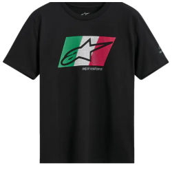 Мото тениска ALPINESTARS SS CSF GLOBAL BLACK/GREEN/WHITEH/RED