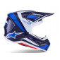 Мотокрос каска ALPINESTARS SM7 RISE BLUE/WHITE thumb