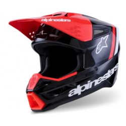 Мотокрос каска ALPINESTARS SM3 RADIUM BLK/RED/WH