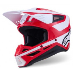 Мотокрос каска ALPINESTARS SM3 HEAT RED/WH/BLK