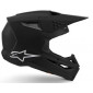Мотокрос каска ALPINESTARS SM3 BLACK-MATT thumb
