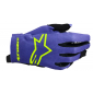 Детски мотокрос ръкавици ALPINESTARS RADAR PURPLE/YELLOW thumb