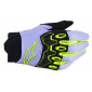 Детски мотокрос ръкавици ALPINESTARS FULL BORE V2 PURPLE/YELLOW thumb