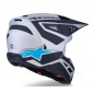Мотокрос каска ALPINESTARS SM3 HEAT SILV/BL/BLK thumb