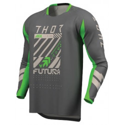 Мотокрос джърси THOR LAUNCHMODE FUTURA CHAR/GRN