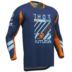 Мотокрос джърси THOR LAUNCHMODE FUTURA NV/ORG