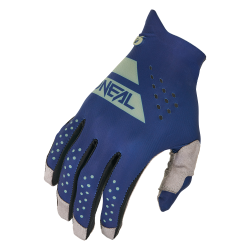 Мотокрос ръкавици O'NEAL PIN IT SLIP ON BLUE/GREEN V.26