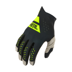 Мотокрос ръкавици O'NEAL PIN IT SLIP ON BLACK/NEON YELLOW V.26