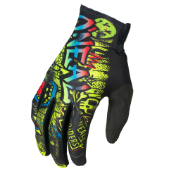 Детски мотокрос ръкавици O’NEAL MATRIX RANCID BLACK/NEON YELLOW V.26