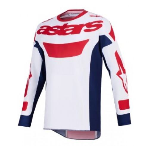 Мотокрос джърси Alpinestars RIWAY WH/BLUE/RED Мотокрос джърси Alpinestars RIWAY WH/BLUE/RED