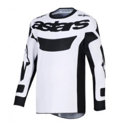 Мотокрос джърси Alpinestars RACER RIWAY WH/BLACK Мотокрос джърси Alpinestars RACER RIWAY WH/BLACK