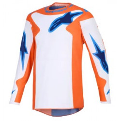 Мотокрос джърси Alpinestars FLUID GRID ORAN/BLUE
