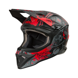 Каска O'NEAL 1SERIES VIBRANT BLACK/RED V.26