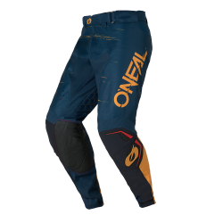 Мотокрос брич O'NEAL HARDWEAR SWIPE NAVY BLUE/TANGERINE V.26
