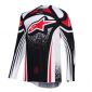 Мотокрос джърси Alpinestars TECHSTAR NOMUR BLACK/WHITE/RED thumb