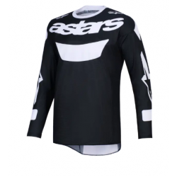 Мотокрос джърси Alpinestars RACER AIR RIWAY BLACK/WHITE