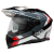 Ендуро каска O'NEAL D-SRS NOMAD BLACK/WHITE/RED V.26