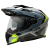 Ендуро каска O'NEAL D-SRS NOMAD BLAC/GRAY/NEON YELLOW V.26
