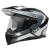Ендуро каска O'NEAL D-SRS NOMAD BLACK/WHITE/GRAY V.26
