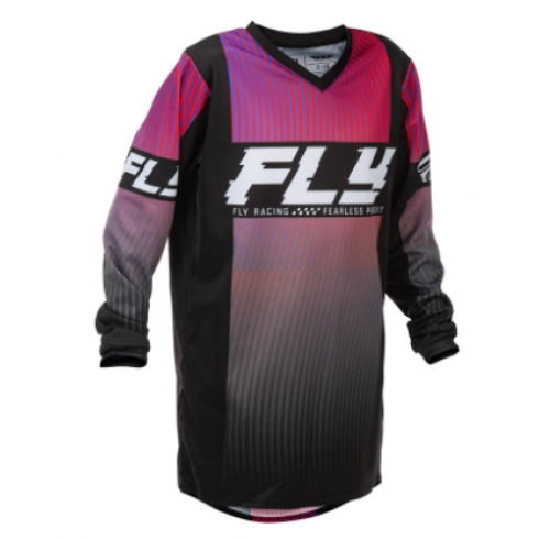 Детска мотокрос блуза FLY RACING F-16 Youth - Black/Red/Purple Детска мотокрос блуза FLY RACING F-16 Youth - Black/Red/Purple