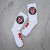 Чорапи Life on Wheels WHITE/RED 