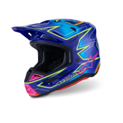 Мотокрос каска ALPINESTARS SM7 CAST BLUE/YELLOW/PINK Мотокрос каска ALPINESTARS SM7 CAST BLUE/YELLOW/PINK