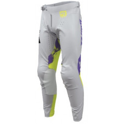 Мотокрос брич THOR LAUNCHMODE BLEACH GRAY/ACID