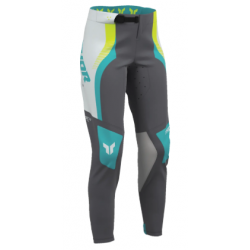 Дамски мотокрос брич  THOR  SPORTMODE VELOCITY GREY/AQUA