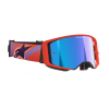Мотокрос очила ALPINESTARS SUPERTECH VISION CORP CORAL/PURPLE MIRROR BLUE