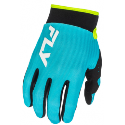 Мотокрос ръкавици FLY RACING F-16 - Aqua/Black/White