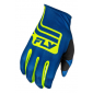 Мотокрос ръкавици FLY RACING Lite L.E. Lancer - Navy/Hi-Vis thumb