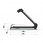 Ски багажник NORDRIVE Nordic-King EVO N40010 Аluminium NK-40 Сребрист thumb