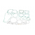 Пълен комплект гарнитури ATHENA Husqvarna TE 250/300 14-16, TC250 14-16; KTM 300EXC 08-16, 250EXC/SX250 07-16