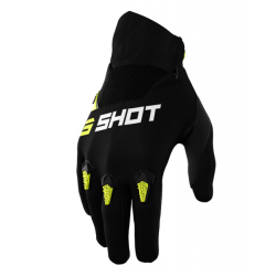 Детски мотокрос ръкавици Shot Devo Neon Yellow