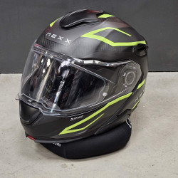Каска NEXX X.LIFETOUR FLIP UP PRO MILE NEON GRAY L - ВЪРНАТА БРОЙКА