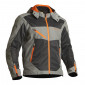Текстилно мото яке Lindstrands Rexbo Grey/orange thumb