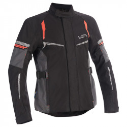 Текстилно мото яке Lindstrands Backafall Black/grey Текстилно мото яке Lindstrands Backafall Black/grey