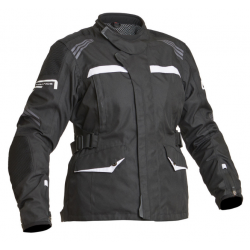 Дамско текстилно мото яке Lindstrands Granberg Black/White