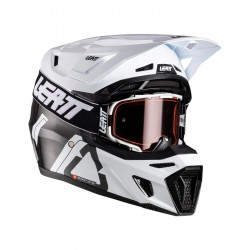 Мотокрос каска LEATT Kit Moto 9.5 Carbon/White V26 Мотокрос каска LEATT Kit Moto 9.5 Carbon/White V26