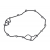 Гaрнитура капак съединител ATHENA Aprilia Dorsoduro 750 08-16, Shiver / GT 750 07-16