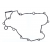 Гaрнитура капак съединител вътрешна ATHENA KTM SX85 03-17, SX105 04-11; Husqvarna TC85 14-17