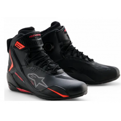 Мото боти ALPINESTARS FASTER-4 DS BLACK/RIO RED/FLUO