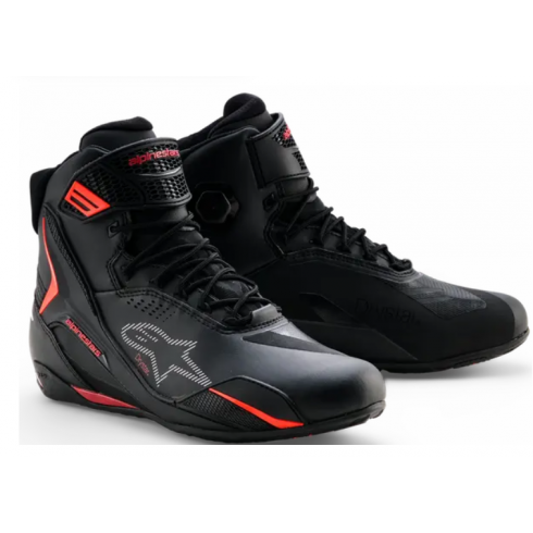 Мото боти ALPINESTARS FASTER-4 DS BLACK/RIO RED/FLUO Мото боти ALPINESTARS FASTER-4 DS BLACK/RIO RED/FLUO