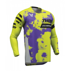 Мотокрос джърси THOR LAUNCHMODE BLEACH GRAY/ACID