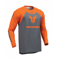 Мотокрос джърси THOR RIDEMODE MENACE ORANGE/CHAR